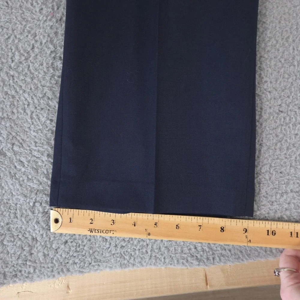 Banana Republic Pants Mens 36x30 Blue Tailored Fit Traveler Wool Trousers Slacks